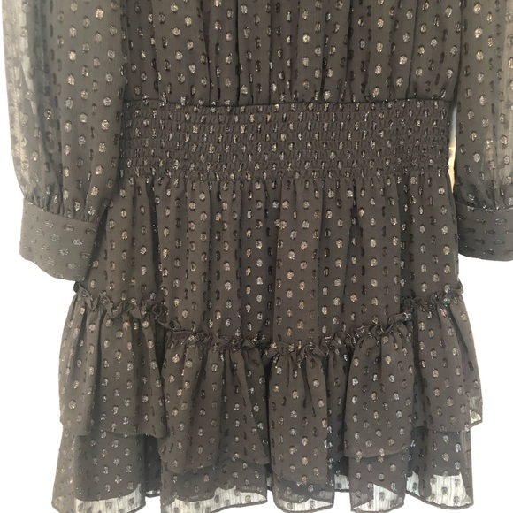 Ramy Brook Sashah Black Metallic Dress size Large - Picture 7 of 12